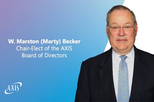 AXIS appoints W. Marston Becker as Chair-Elect of Board of Directors