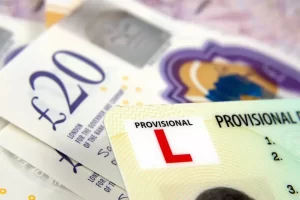 How much is a provisional licence?