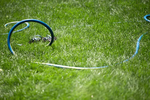 Getting ready for Spring, a picture of a garden hose