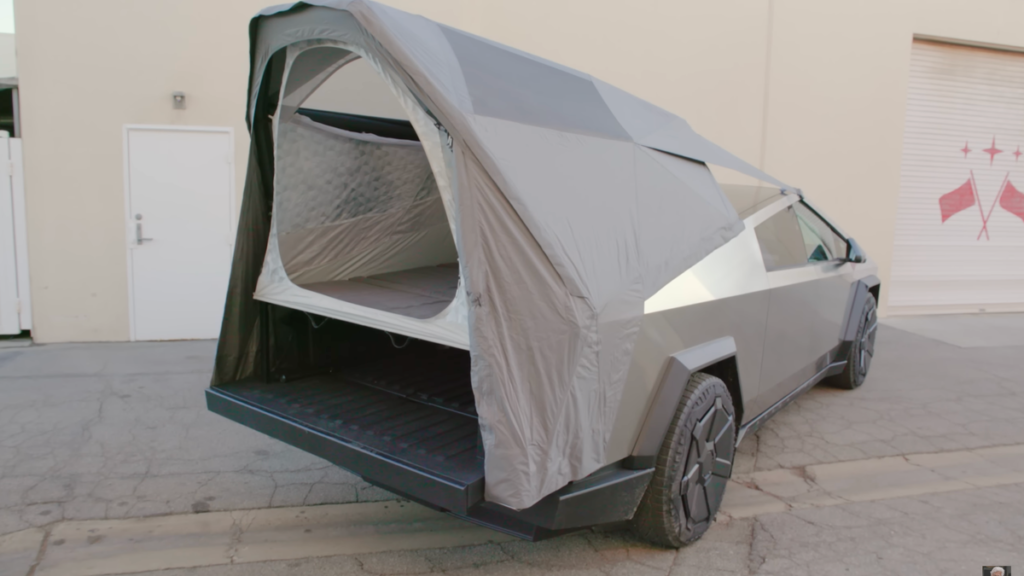 Tesla Cybertruck’s ‘Basecamp’ Tent Is A $3,000 Disappointment