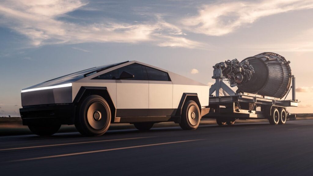 Tesla Cybertruck Breaks In New, Innovative Way