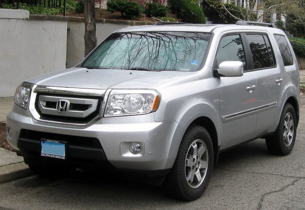 Honda Pilot parked outside