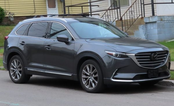 Mazda CX-9 parked on road outside