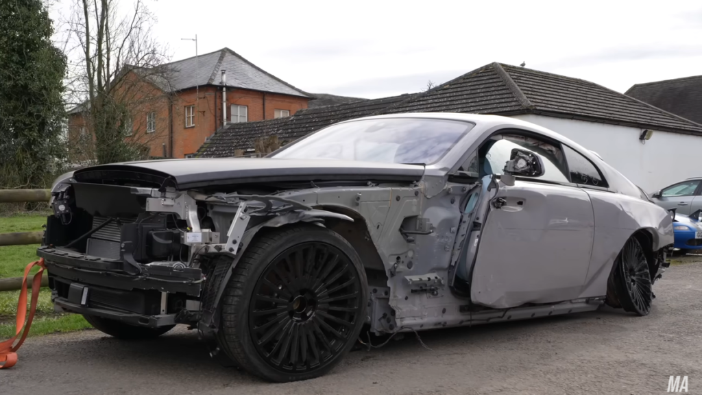 This Wrencher Is Trying To Save A Totaled $880,000 Custom Rolls Royce