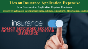 Lies on Insurance Application Expensive