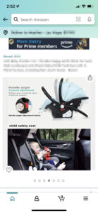 I often need 4 speed adjustments for my forward-facing infant seats