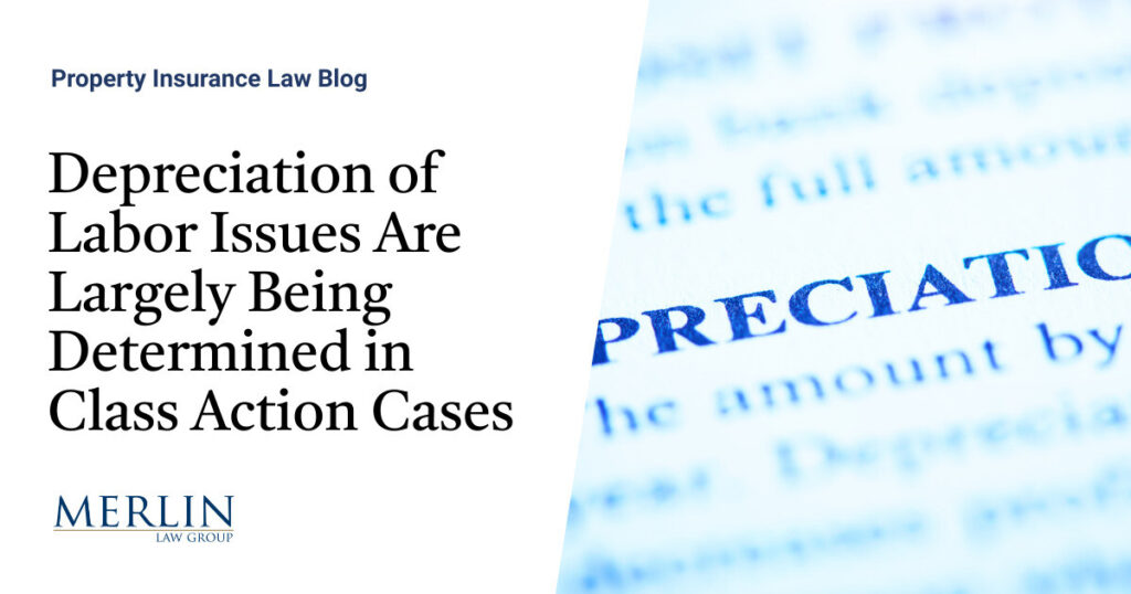 Depreciation of Labor Issues Are Largely Being Determined in Class Action Cases