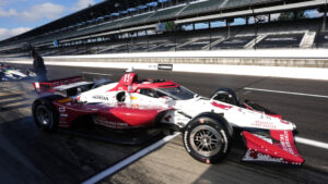 Marcus Armstrong honors cancer patients with special livery for Indy Grand Prix