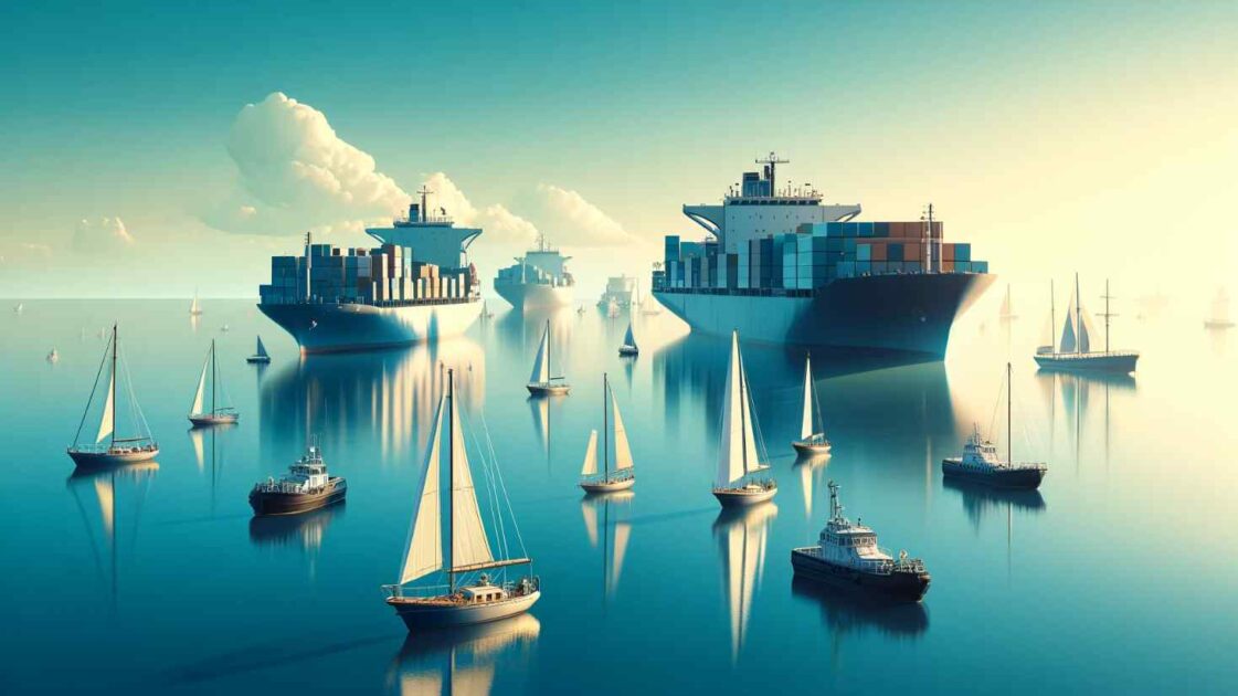 an image that shows loads of boats on water to represent boat insurance for the blog post Smooth Sailing: Why International Boat Insurance Is A Must