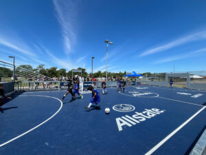 Allstate and Tyler Adams Unveil Mini-Pitch for Youth in Detroit