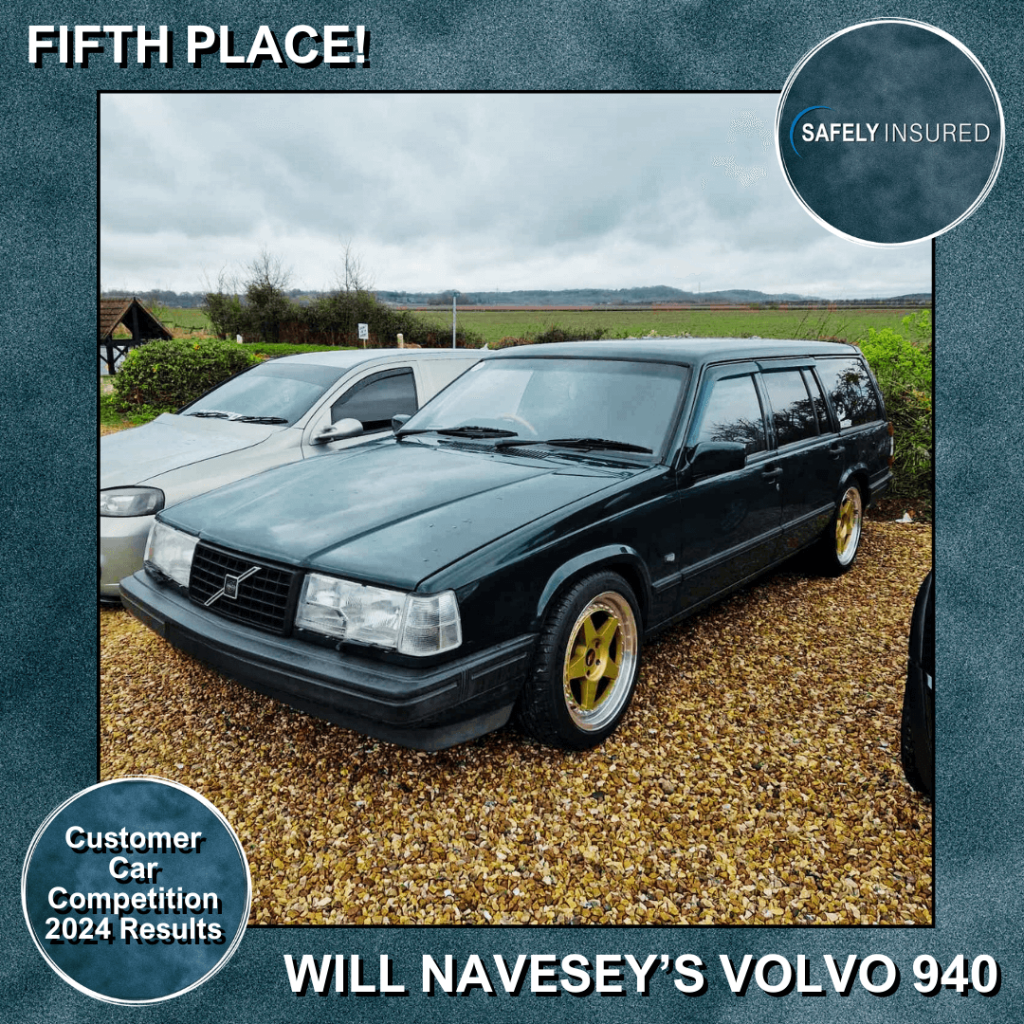 An image of Will Navesey's Volvo 940, which came 5th in the Safely Insured Customer Modified Car Competition 2024