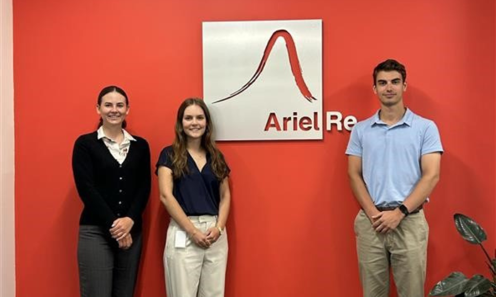 Ariel Re welcomes group of Bermudian students to summer intern program