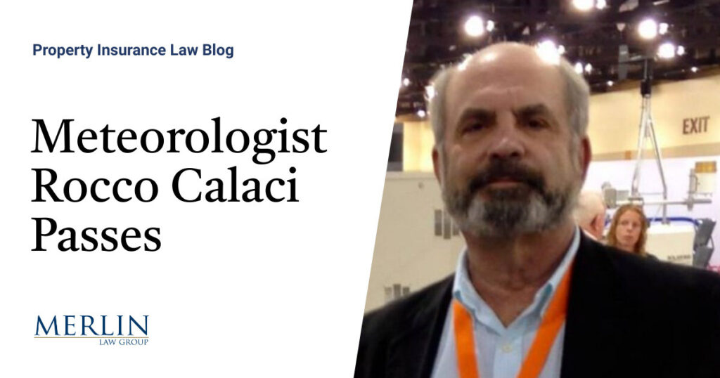 Meteorologist Rocco Calaci Passes