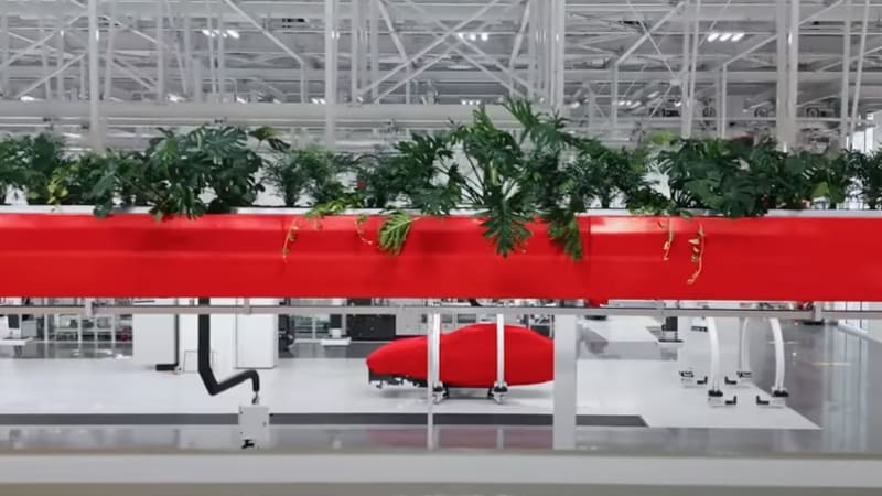 Take a video tour of Ferrari's spotless new 'e-building' factory