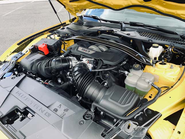 2024 Ford Mustang GT engine bay