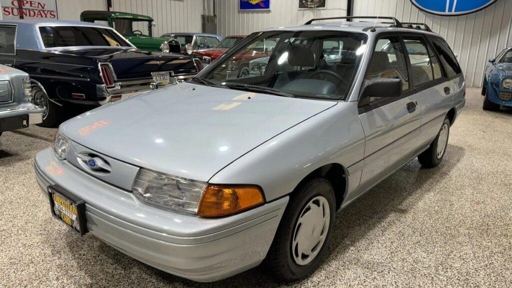 This Impeccably Clean Ford Escort Wagon Parked After Just 358 Miles Is Now Up For Sale