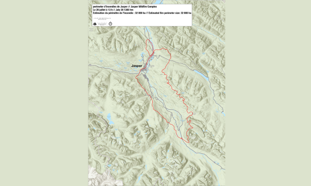 Revealead – extent of damage from Jasper wildfire