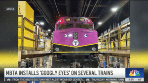 Boston Concedes To Vicious Protestors, Puts Googly Eyes On Trains