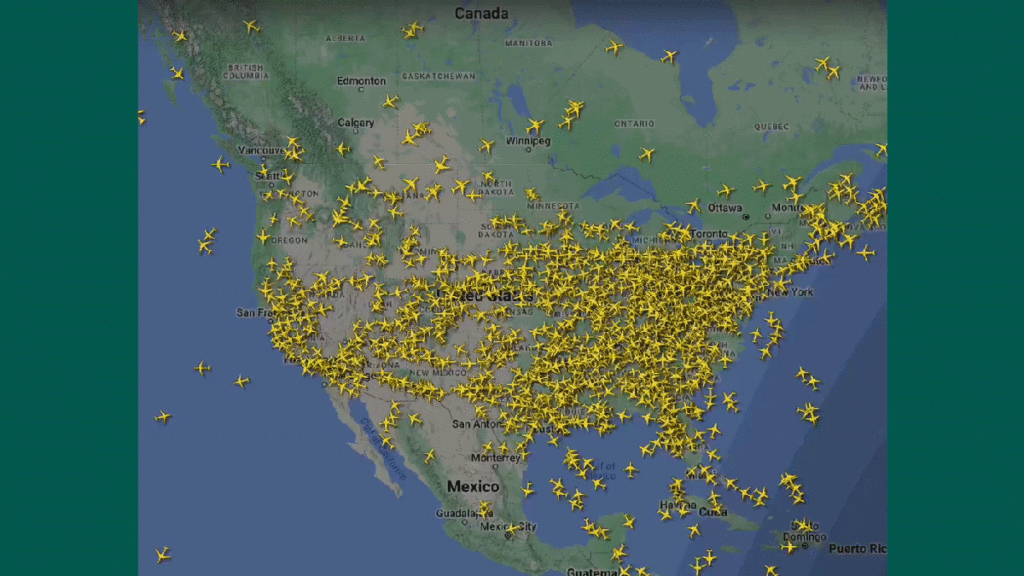 Watch Air Traffic Disintegrate In Real Time From The CrowdStrike Outage