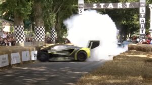 Watch the Lotus Evija X wreck at Goodwood Festival of Speed
