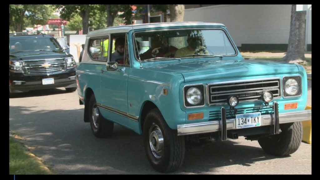 This is VP candidate Tim Walz's 1970 International Harvester Scout