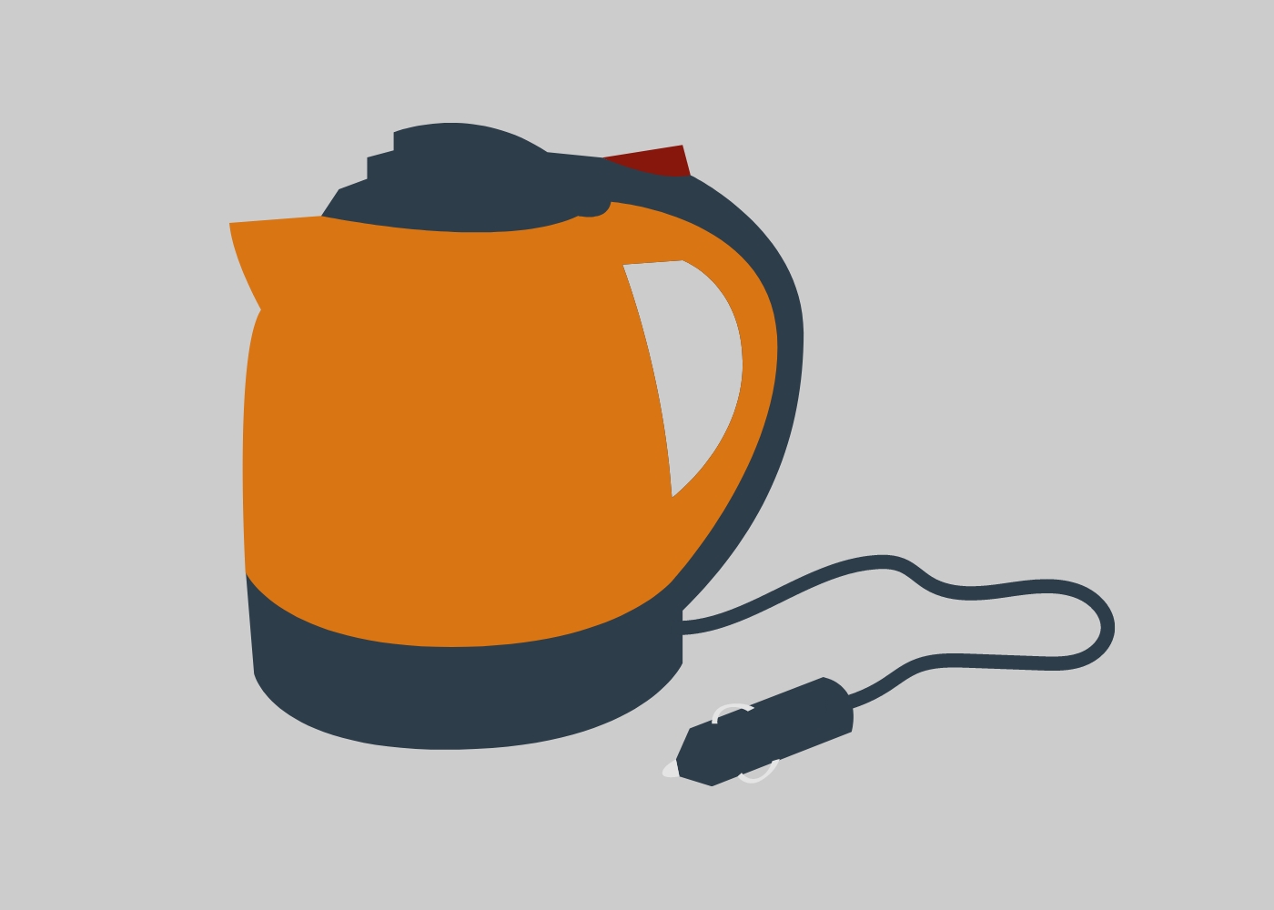 Illustration of a 6V or 12V kettle