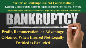 Victims of Bankrupt Insured Collect Nothing