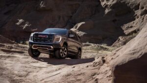 Refreshed 2025 GMC Yukon Gets A Column Shifter, A Giant Touchscreen And A New AT4 Denali Trim