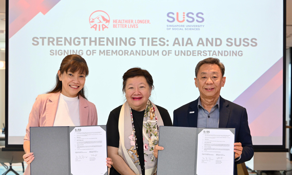 AIA Singapore and SUSS launch Singapore's first insurance minor