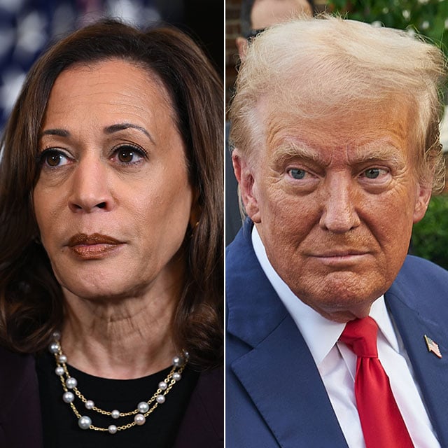 Kamala Harris and Donald Trump