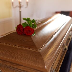 A coffin