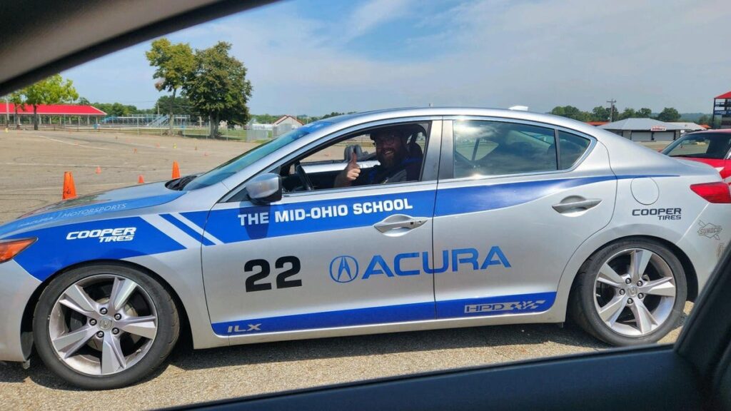 I Graduated From The Mid Ohio School And I'm Basically A Racing Driver Now