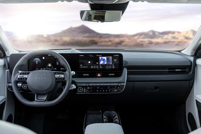 A look at the dash of the 2025 Ioniq 5