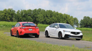 Honda Civic Type R vs. Acura Integra Type S Comparison Test: May the best Honda win