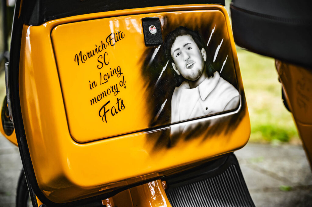 Scooter in honour of Fats Anastasi