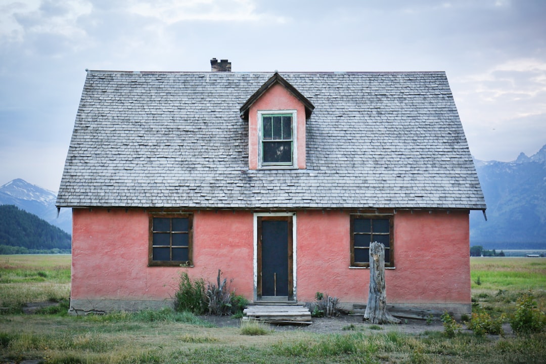 House with a gable end - gable end of house