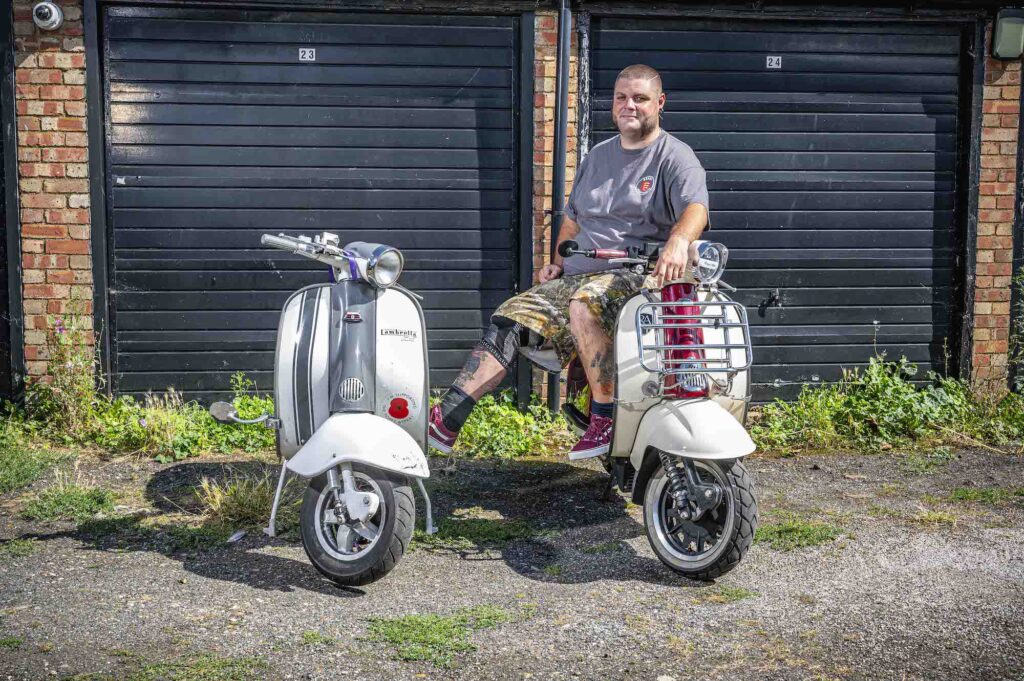 Ben Tushaw Lambretta and Royal Alloy