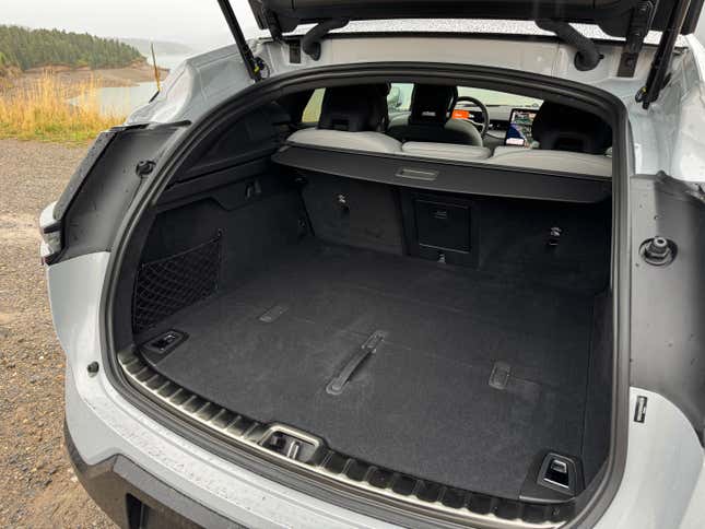 Cargo area of a Polestar 3