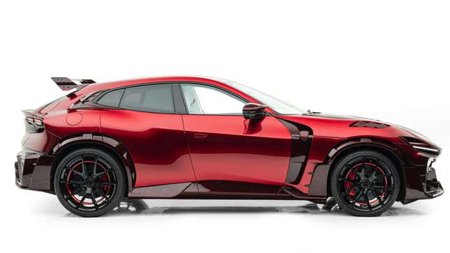 Image for article titled Ferrari's Purosangue SUV Is So Ugly That Mansory Actually Made It Look Better