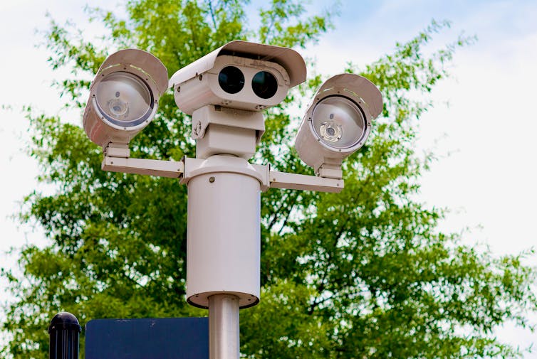 A red light camera