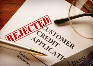 A rejected consumer credit application