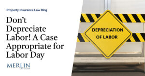 Don’t Depreciate Labor! A Case Appropriate for Labor Day