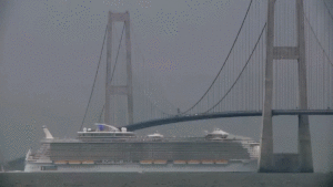 Here's How Massive Cruise Ships Duck Under Suspension Bridges