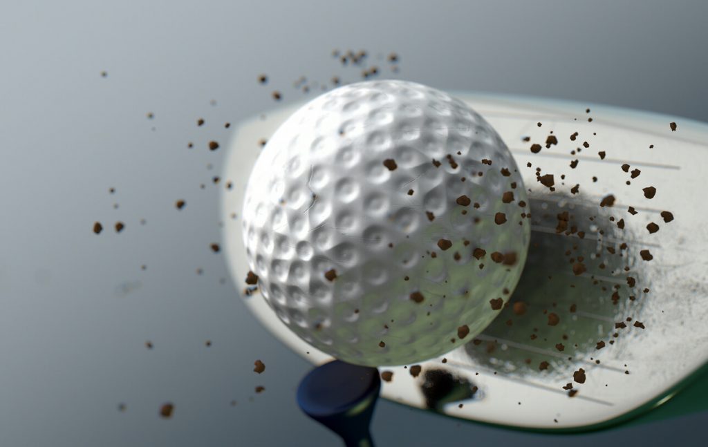 how to put backspin on a golf ball