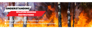 Wildfire Binding Restrictions Banner